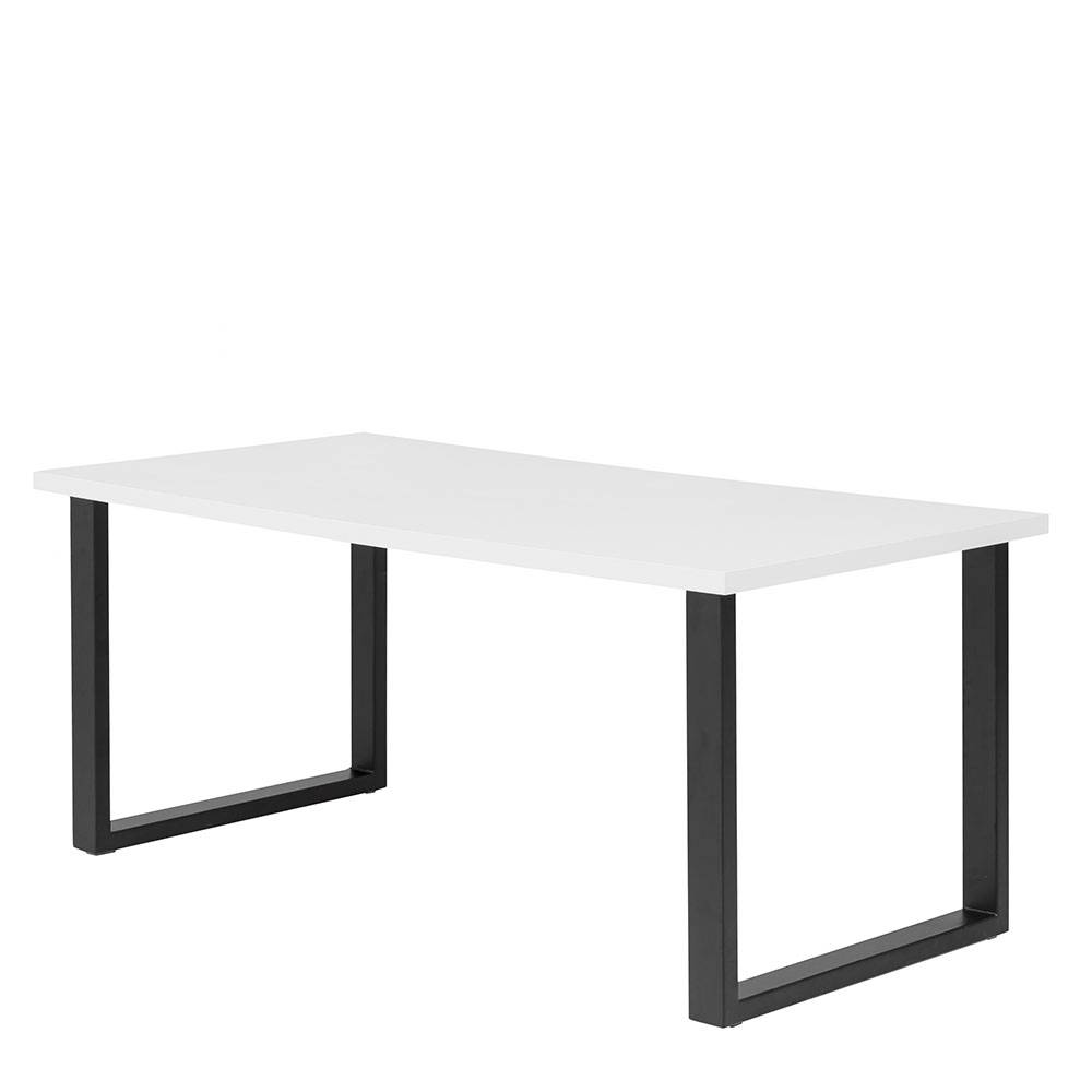 Moderner Tisch in Weiß & Anthrazit - Smodera