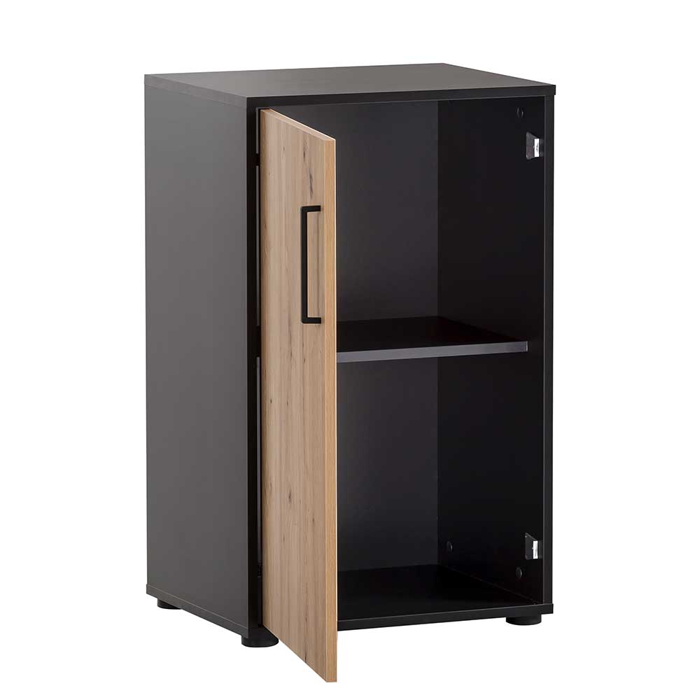 Büroregal und Schrank Kombi - Evasilica (zweiteilig)
