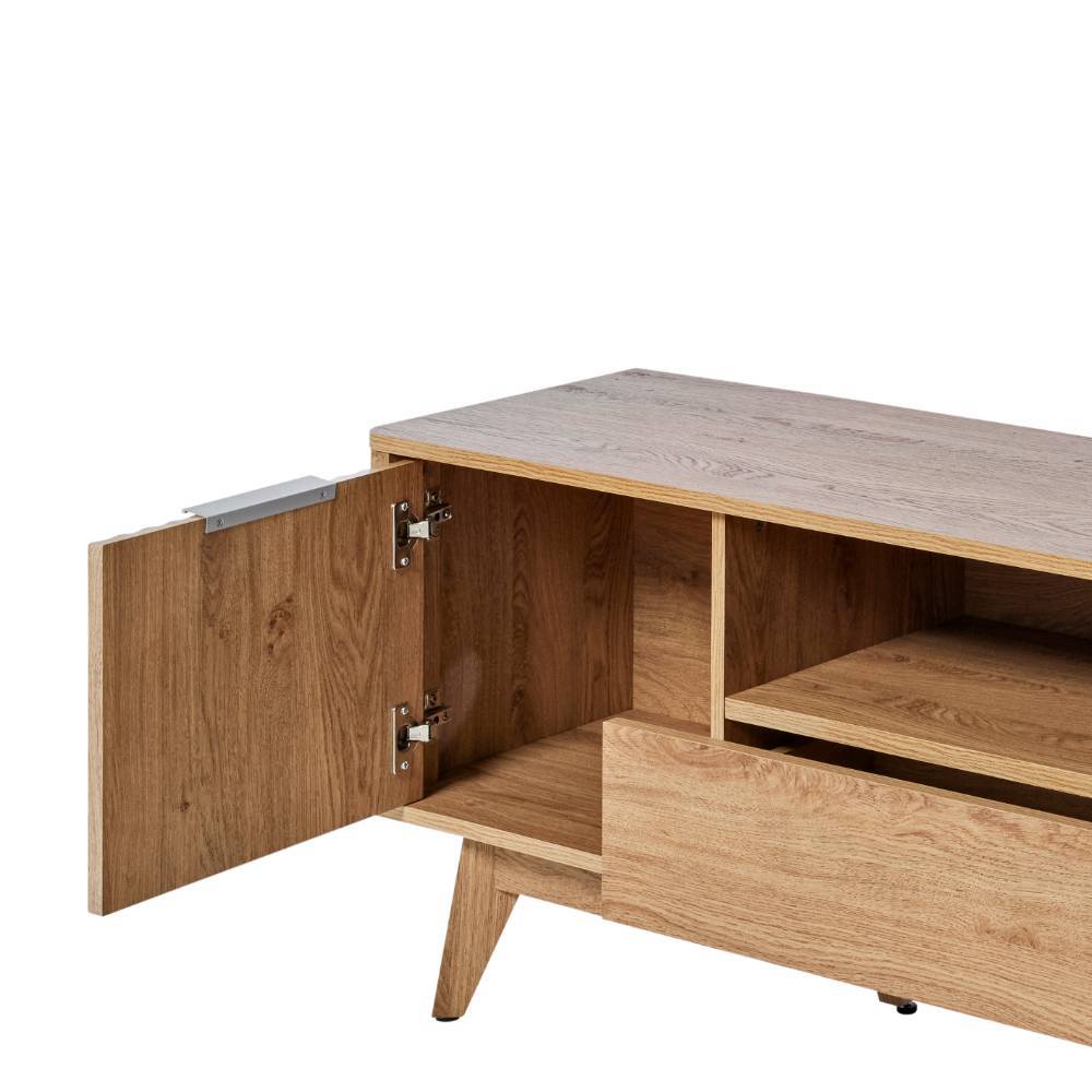 TV-Lowboard in Eiche Holzoptik - Standing
