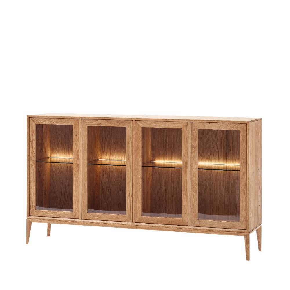 Sideboard Vitrine mit LED Beleuchtung - Lamia