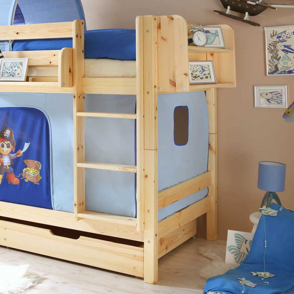 Kinderstockbett Hero im Piraten Design