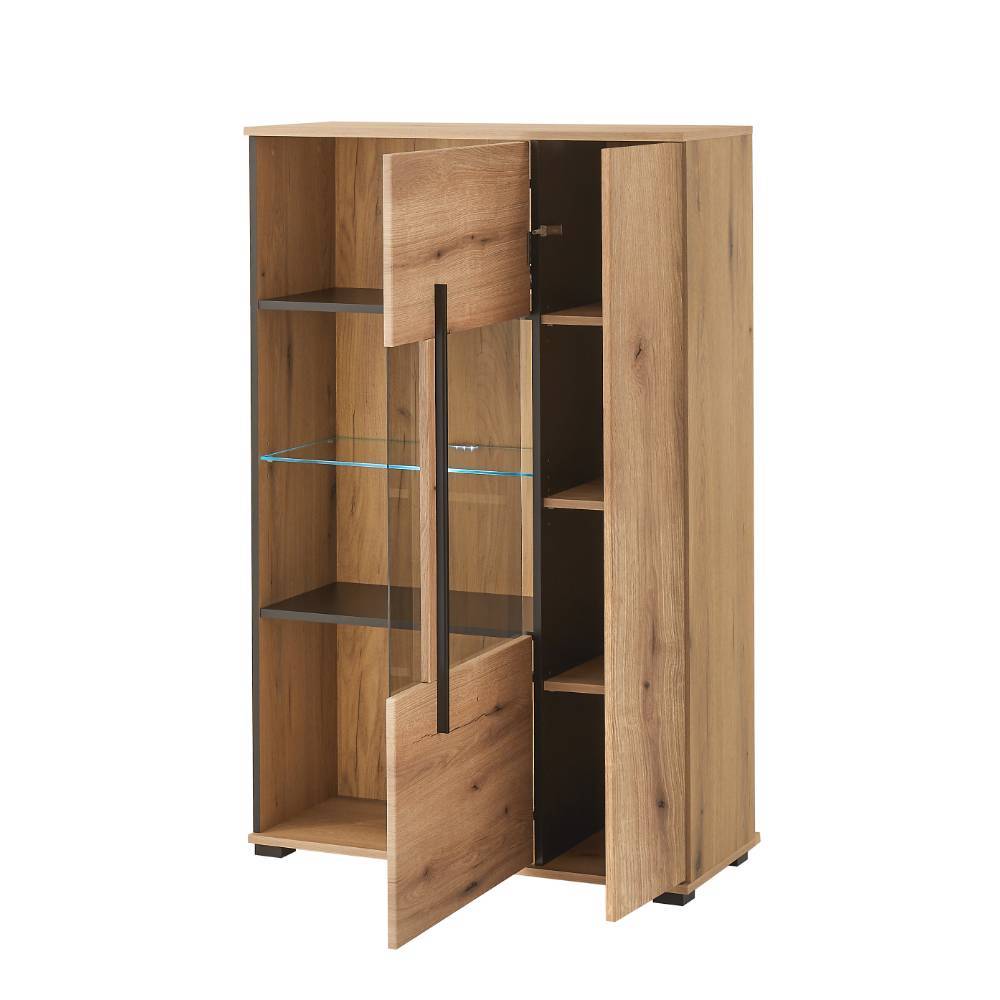 Wohnzimmer Wohnwand Möbelkombi - Brocus (vierteilig)