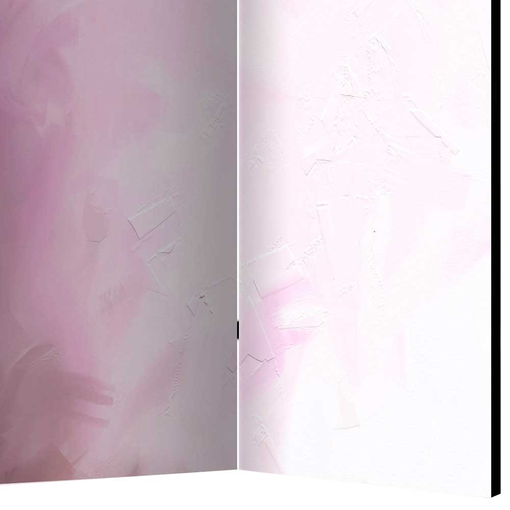 Paravent mit Fotodruck in Pink Rosa - Lights