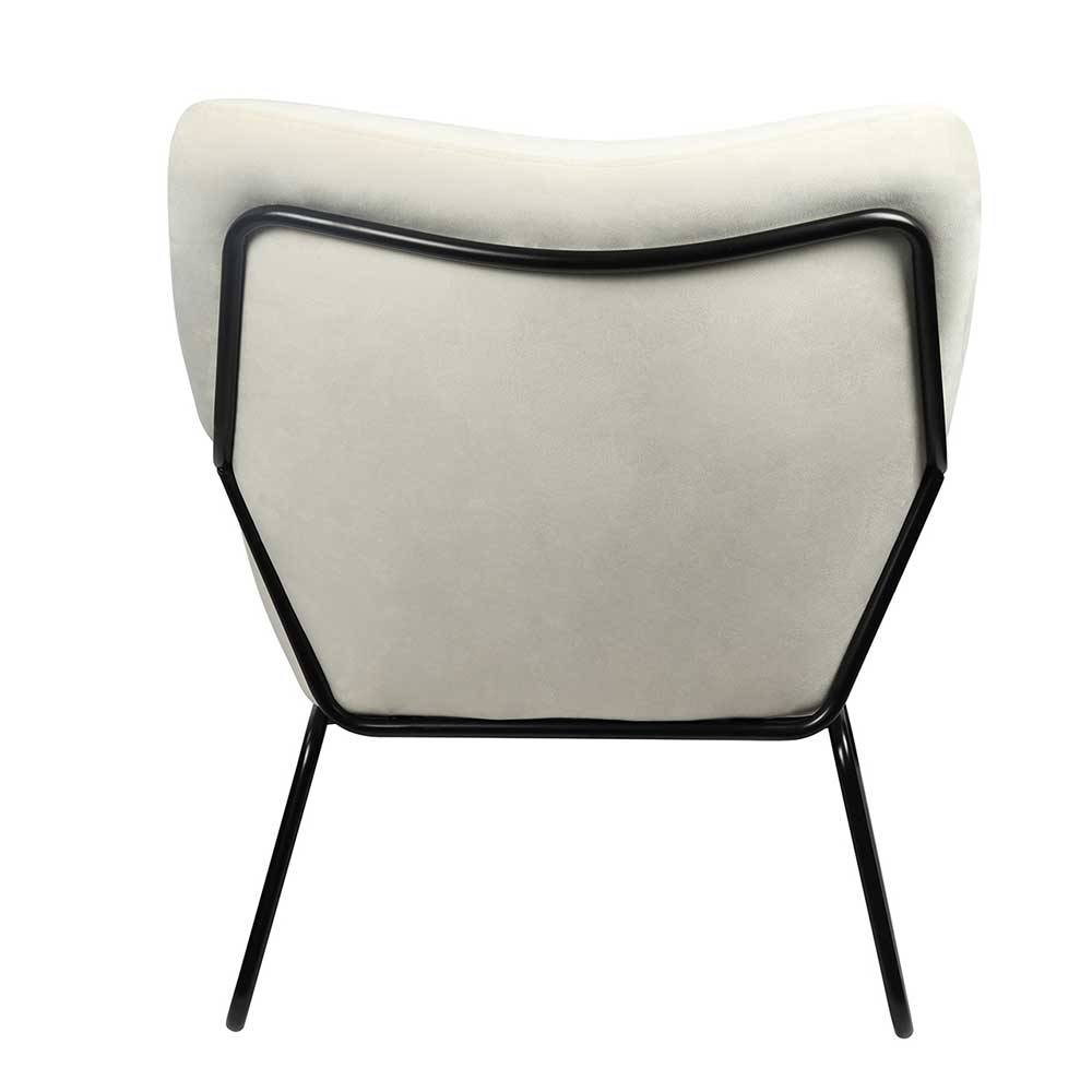 Design Sessel in Beige & Schwarz - Culagan