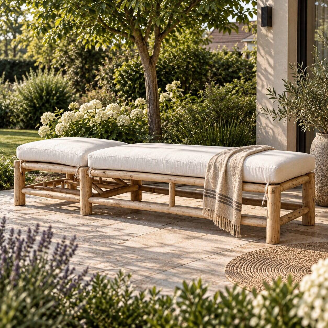 Gartenliege im Mediterranen Stil - Fredellia
