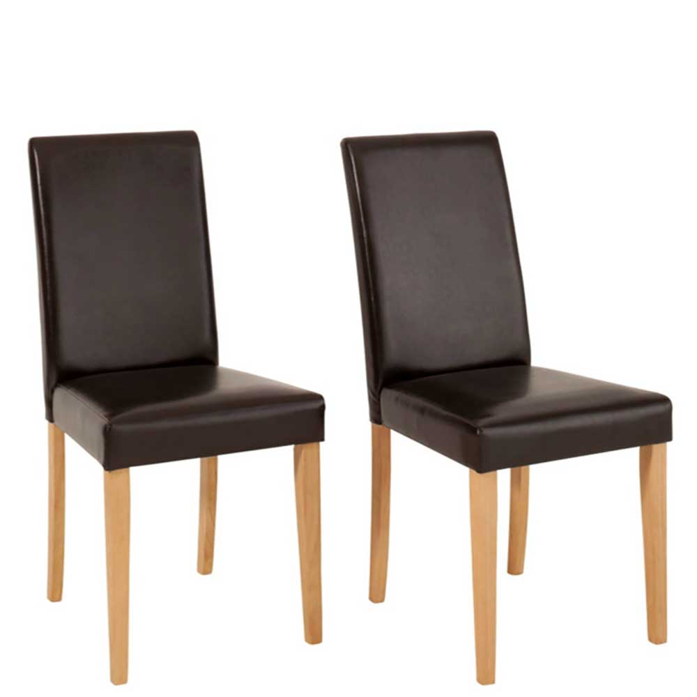 Stühle in Braun & Wildeiche - Ernestan (2er Set)