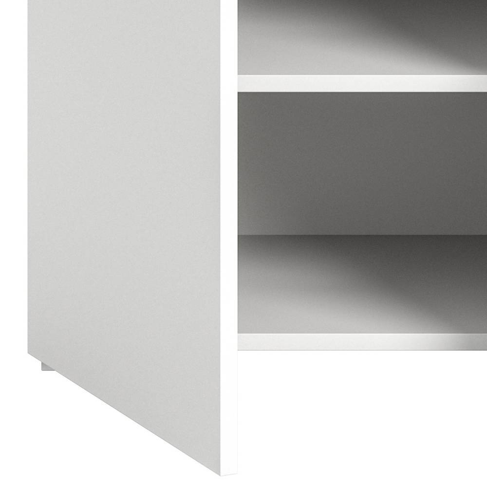 Modernes TV-Lowboard in Weiß - Premium
