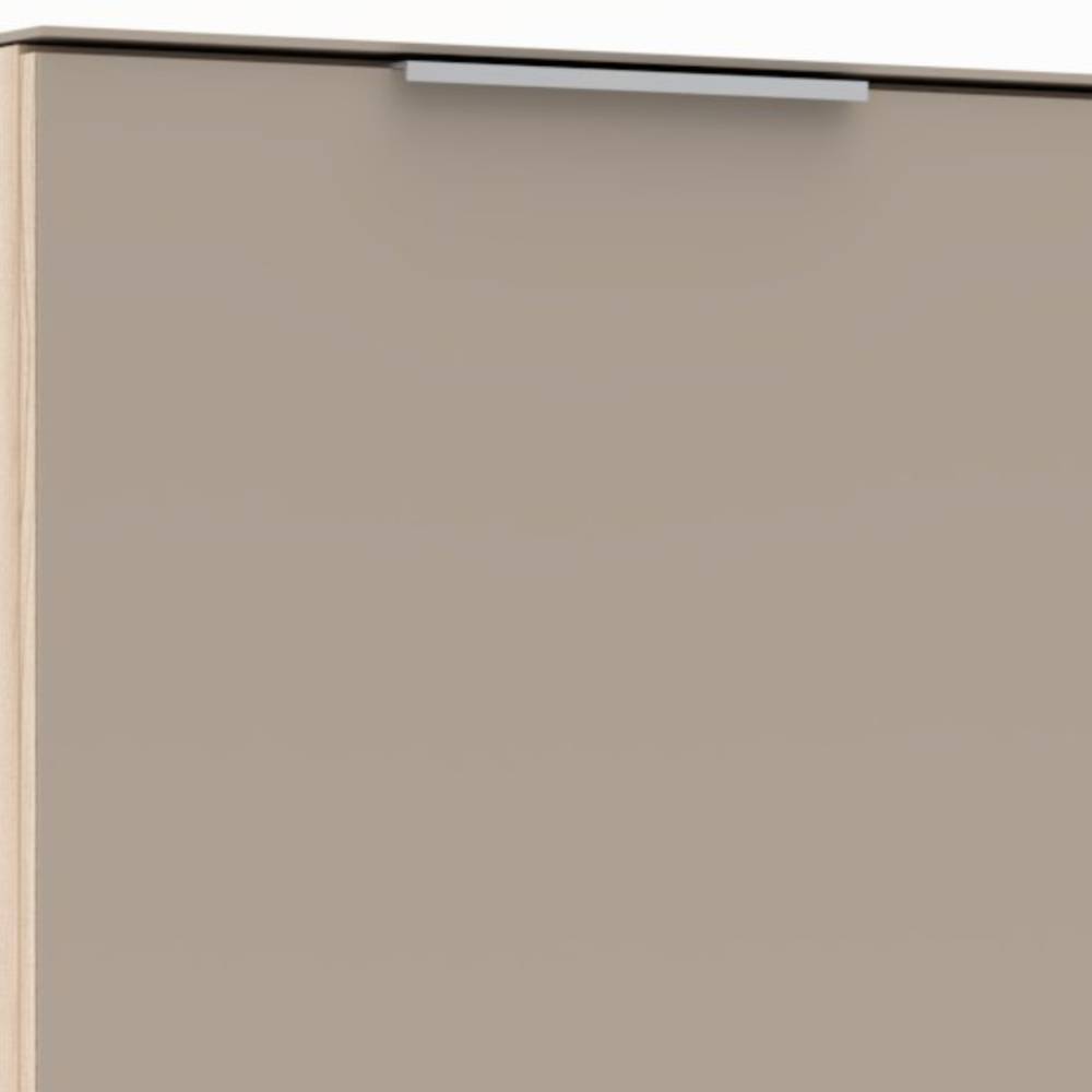 Schuhschrank in Hellgrau und Eiche Holzoptik - Kildare