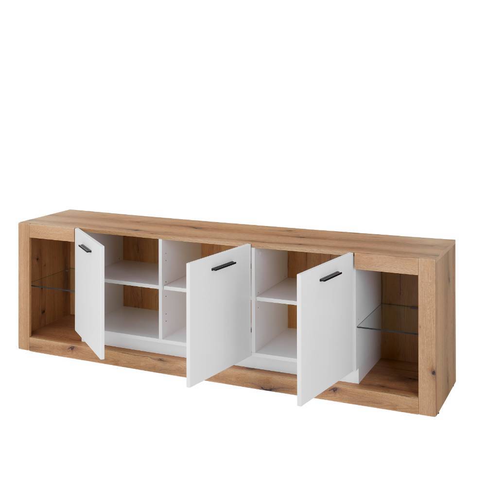 TV-Lowboard & Wandboard Set - Adejano (zweiteilig)