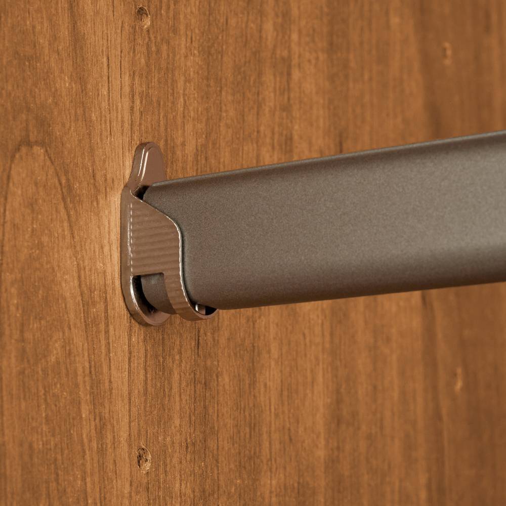 7-türiger Kleiderschrank in Weiß Glas - Dilacco