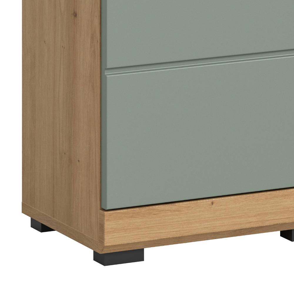 Bad-Hochschrank in Salbeigrün - Tamdato