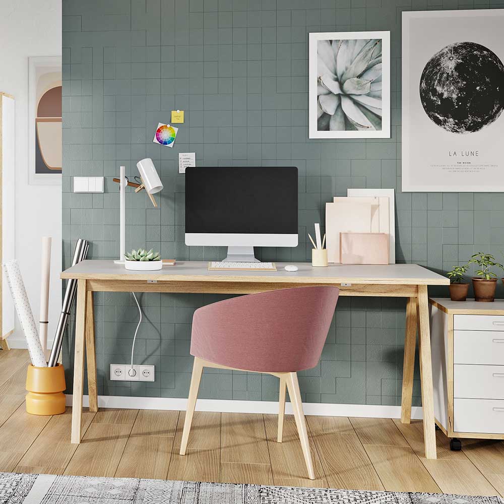 160x80 Schreibtisch im Skandinavischen Stil - Pronada