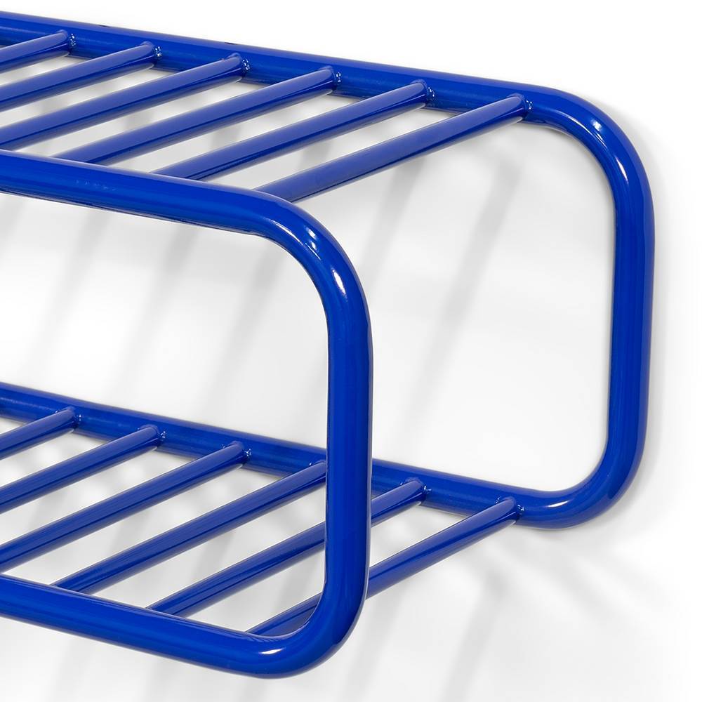 Schuhregal in Blau aus Stahl - Mutez