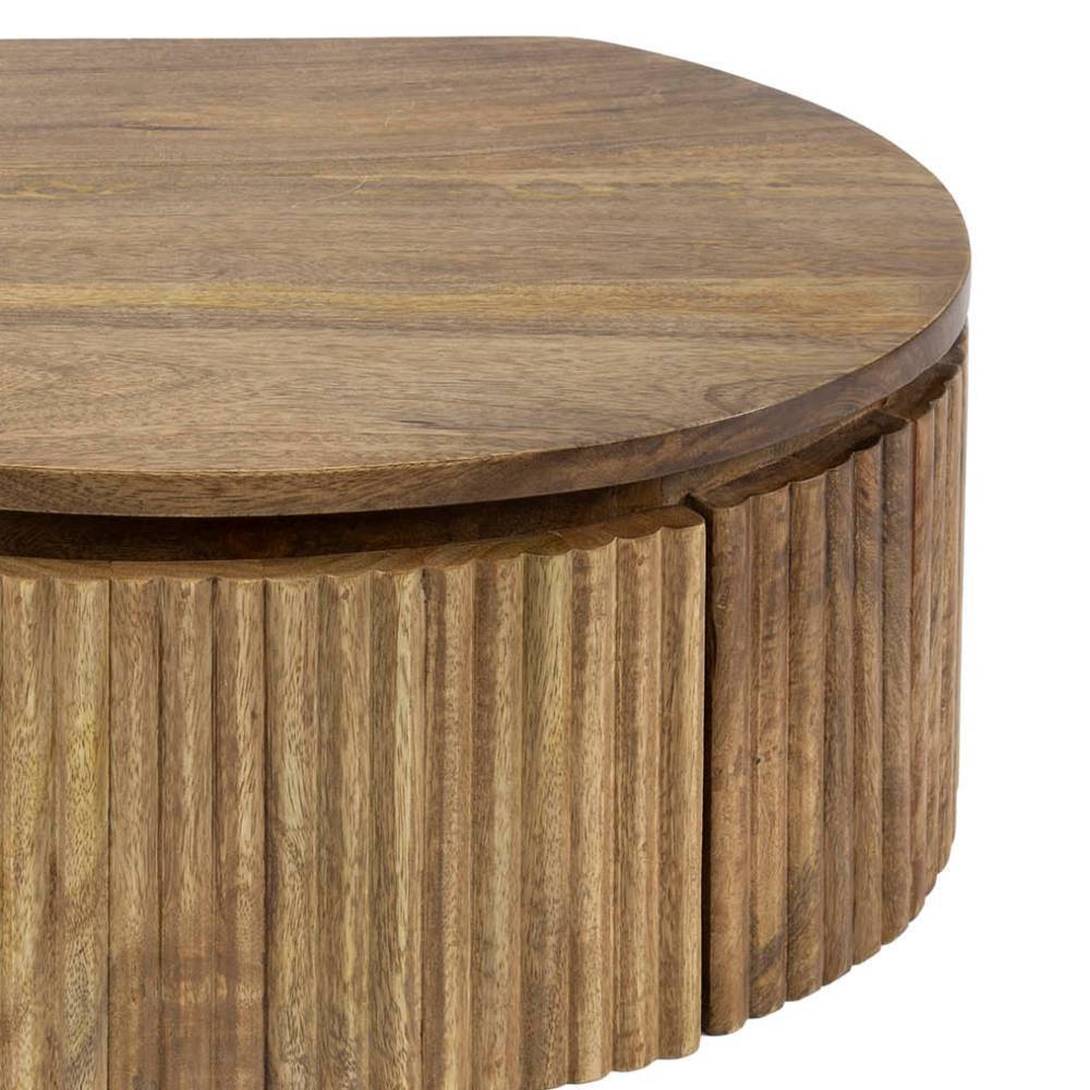 Hänge-Design-Nachtkommode aus Mangoholz - Alde