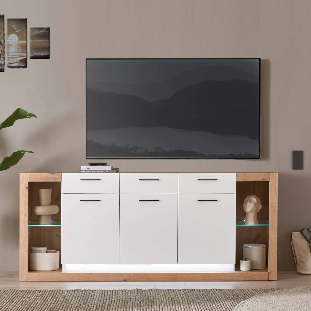 Sideboard mit vier offenen Fächern - Adejano