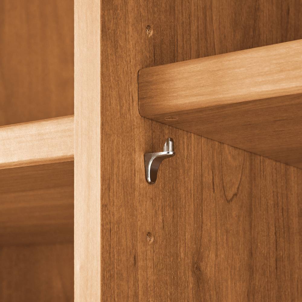 4-türiger Kleiderschrank in Eiche Bianco - Yanicas