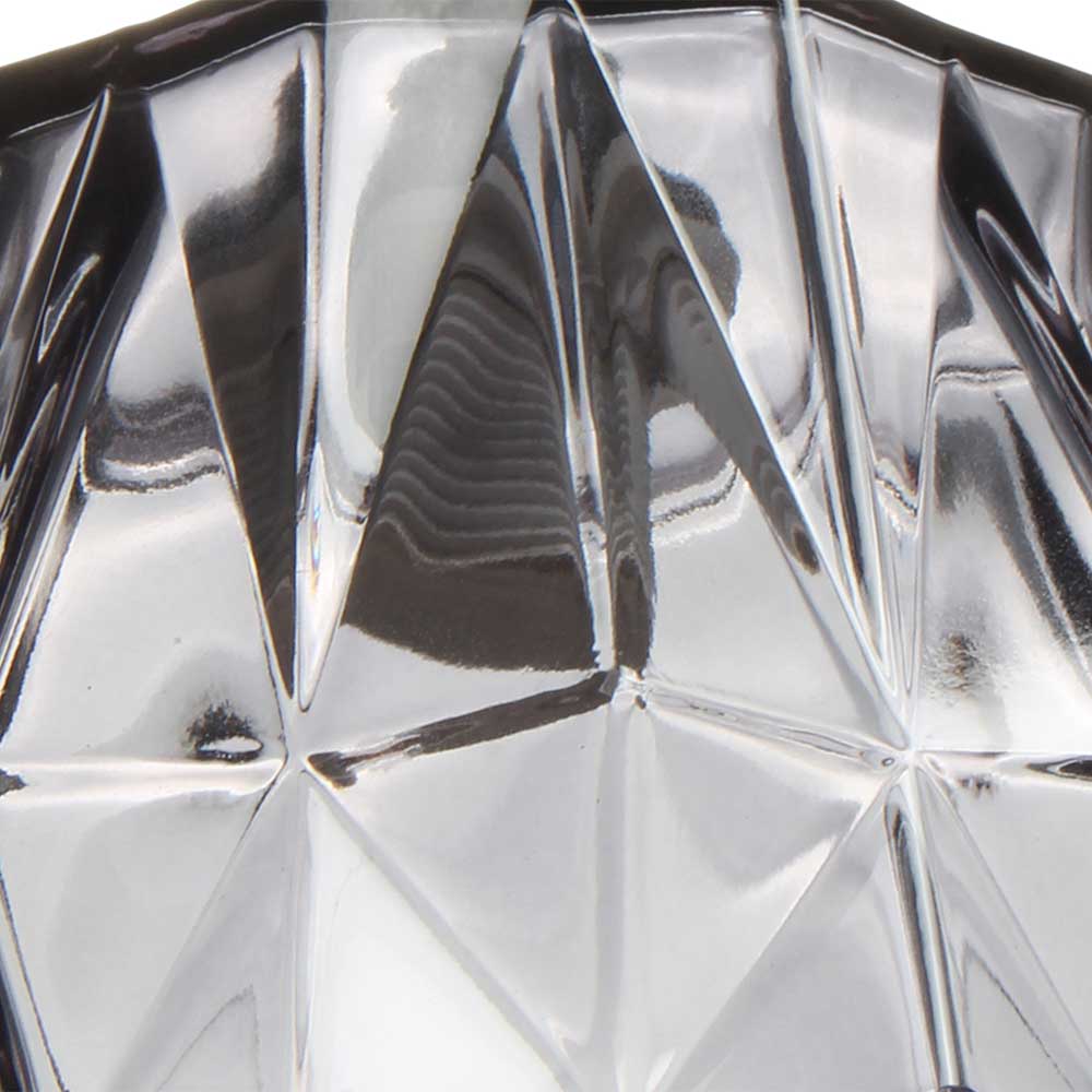 Hängende Lampe in Grau Glasschirm - Rodena