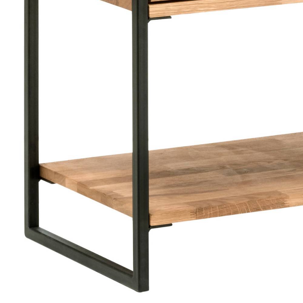 60 cm breites Industrial-Regal aus Wildeichenholz - Ingbo