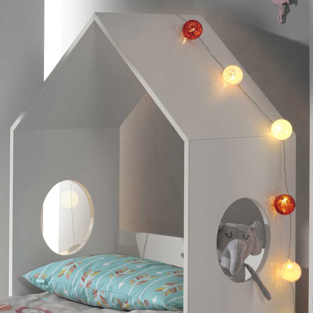 Haus Kinderzimmer Set mit Bett 70x140 - Indefiva (zweiteilig)