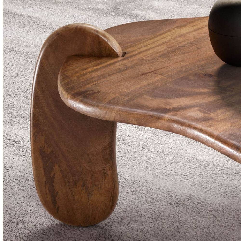 Design Couchtisch in Walnussbraun - Garisa