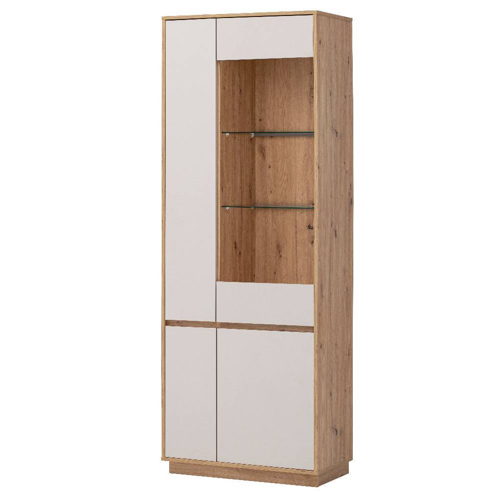 Vitrinenschrank in Hellgrau - Spain