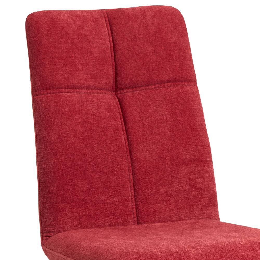 Drehbare Esszimmerstühle in Rot - Foligro (2er Set)