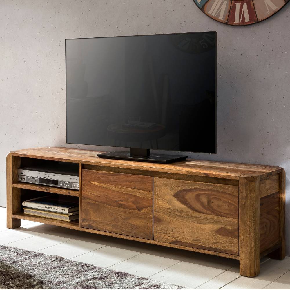 TV Lowboard aus Sheesham Massivholz - Ladoria