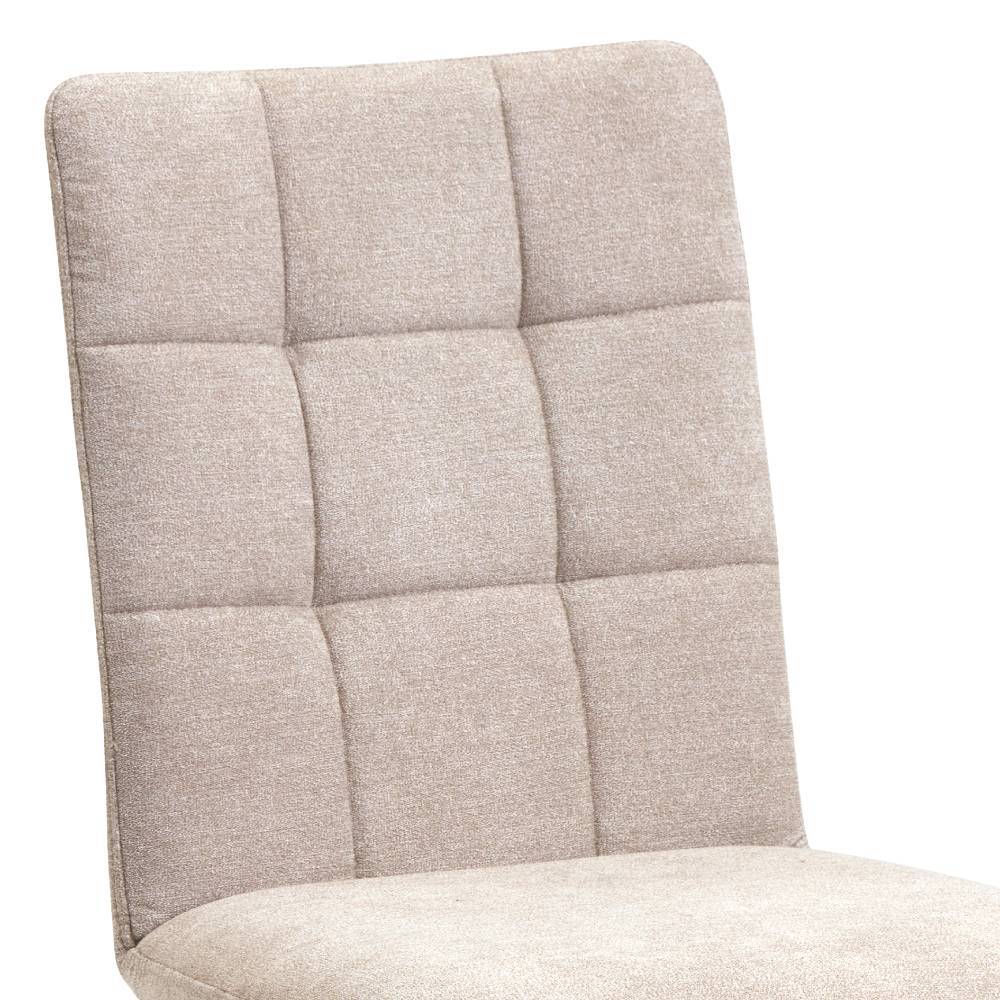Esstischstuhl in Beige und Wildeiche - Sensibil (2er Set)