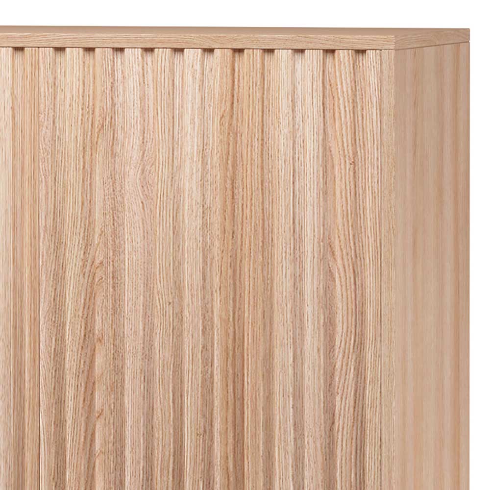 2-türiges Highboard in Eiche Holzoptik - Lunira