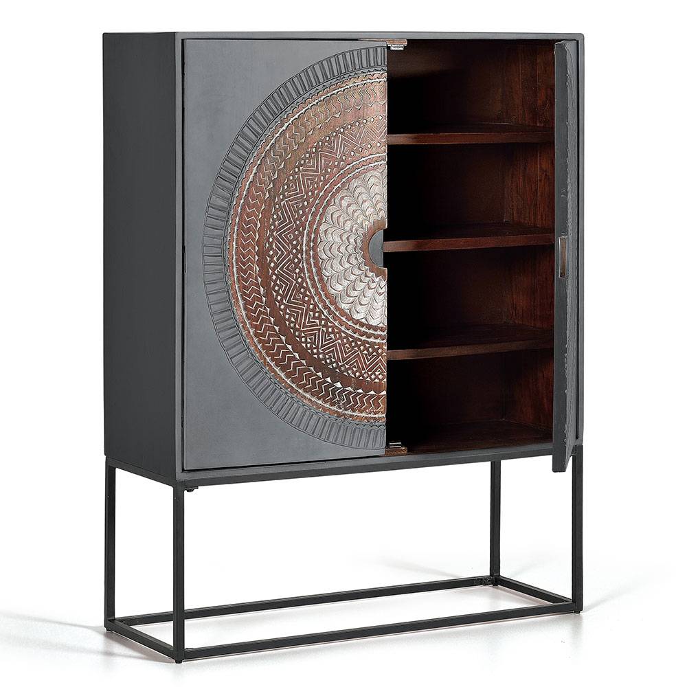 Highboard - dekorativ mit Mandala - Mesusco
