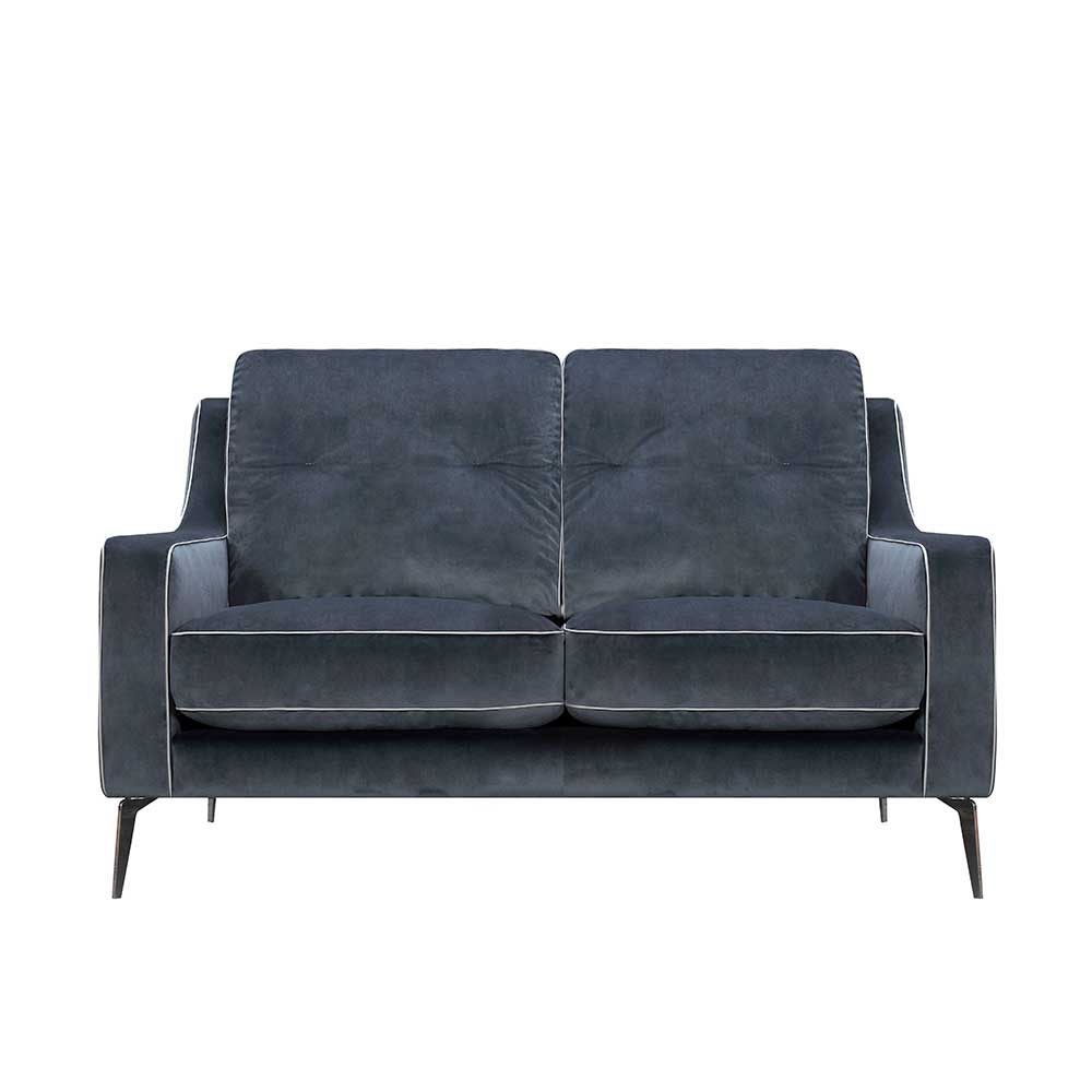 2er 3er Design Sofa aus Samt mit Nosagunterfederung - Sesedra