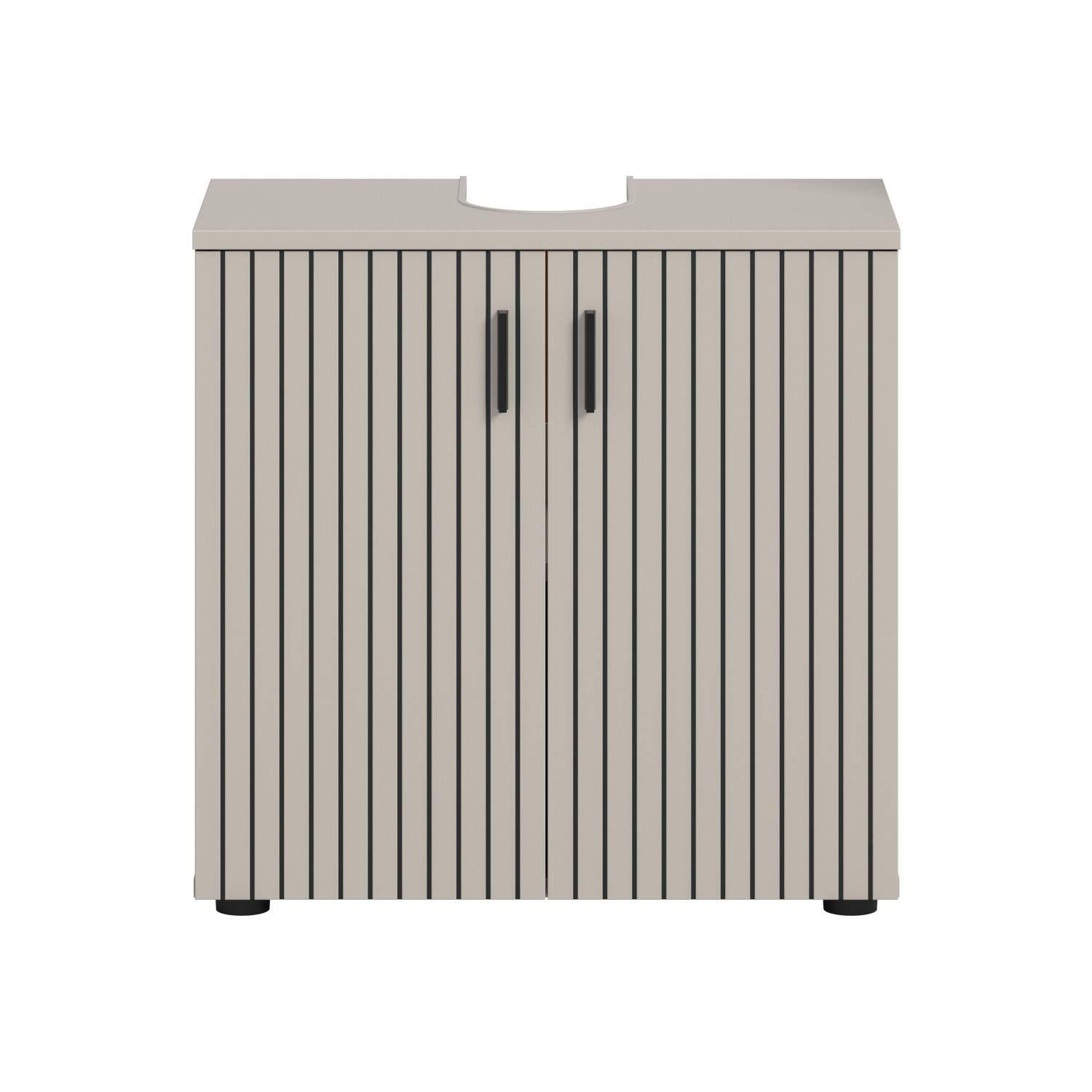 Waschtischunterschrank mit Lamellenfront - Loktos