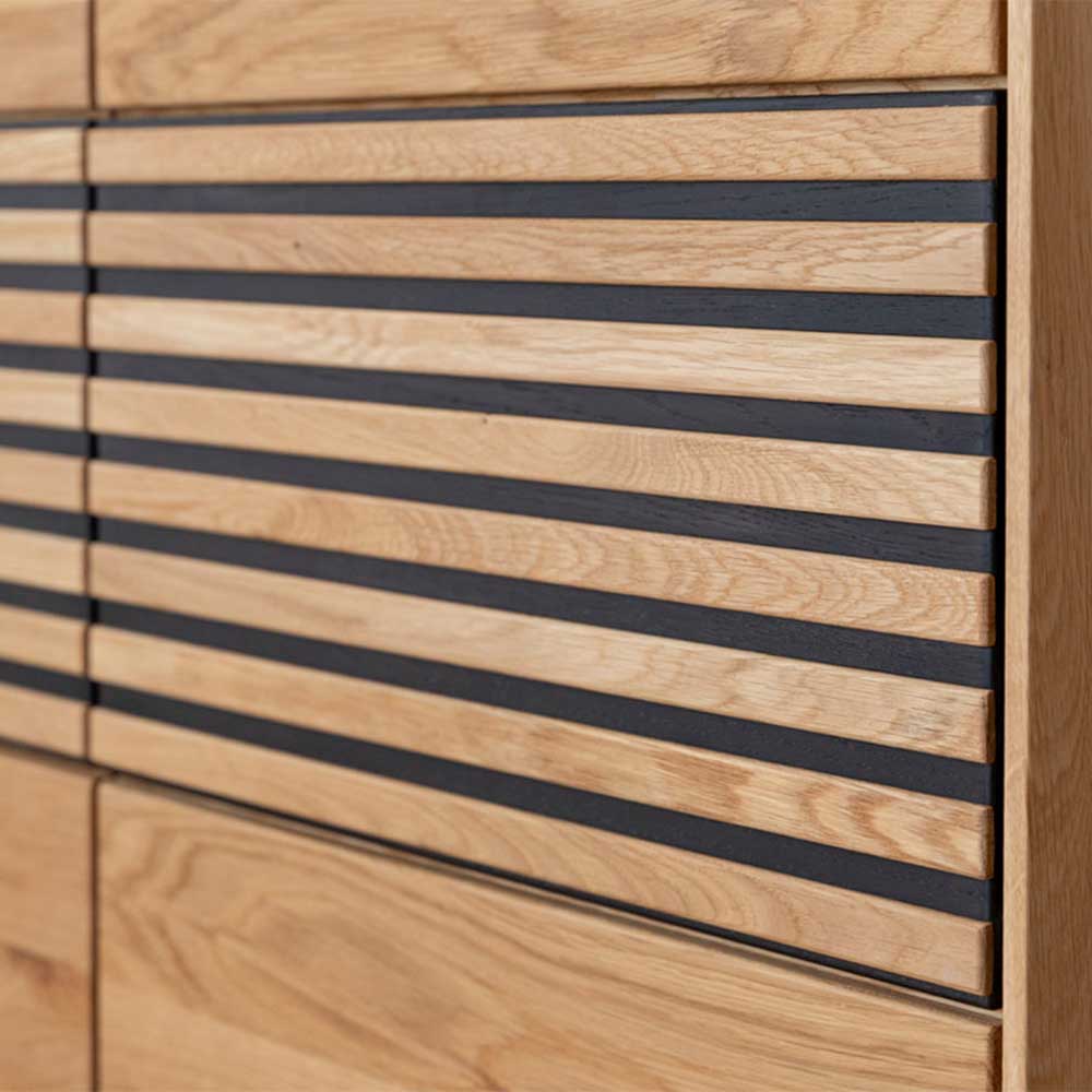 Massivholz Sideboard aus Eiche - Eribella