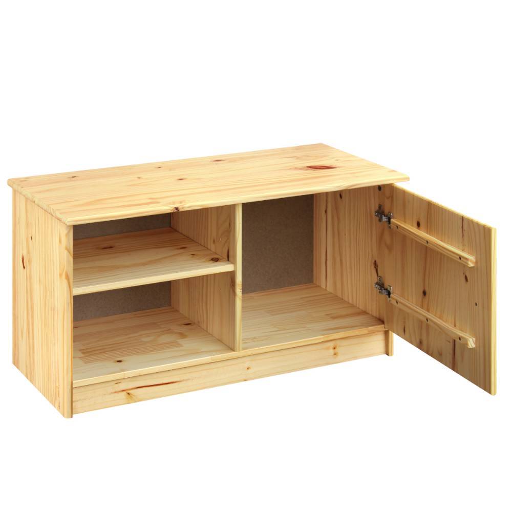 TV Board aus Kiefer Massivholz - Ekorena
