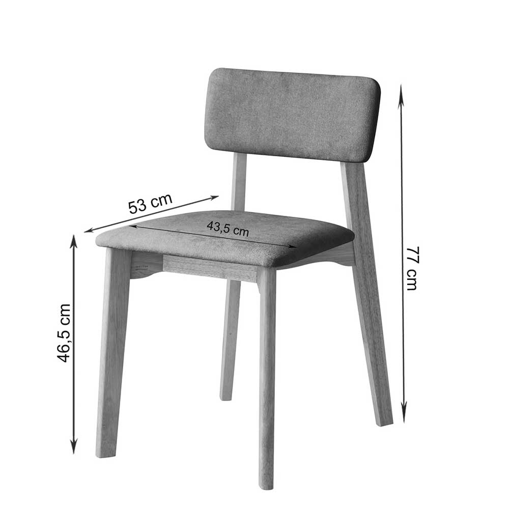 Schreibtisch mit Stuhl Set - Raula (zweiteilig)
