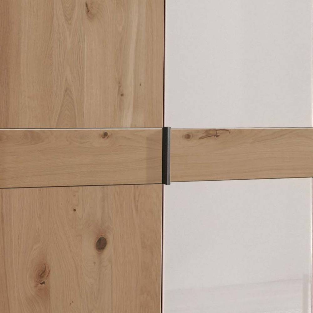 3-türiger Schlafzimmer-Kleiderschrank teilmassiv - Crucav