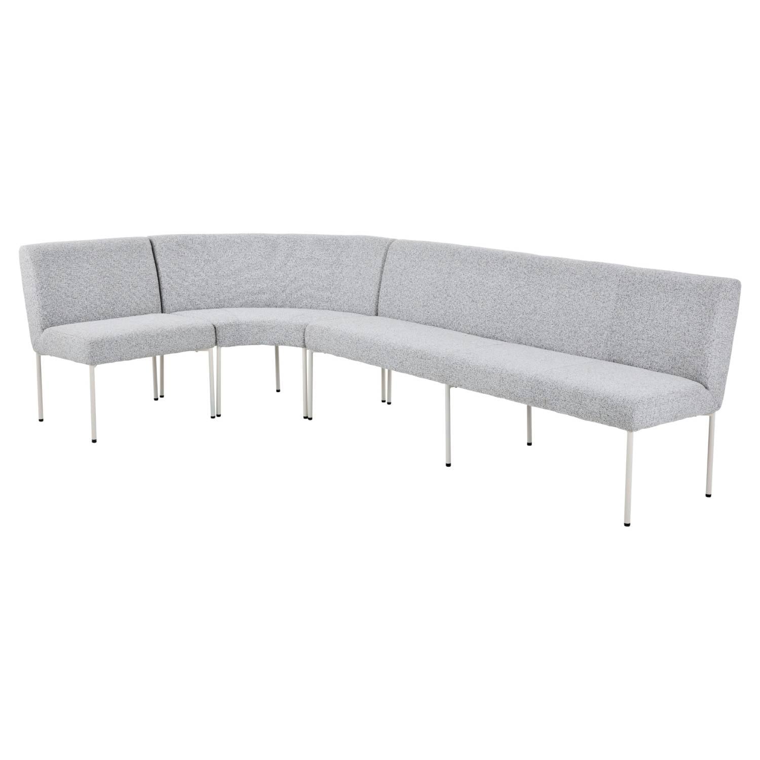 Beige Esszimmerbank gepolstert - Udiessa