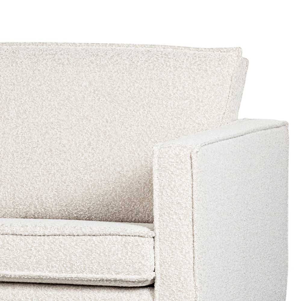 Zweisitzer Wohnzimmercouch in Beige Boucle - Elisa