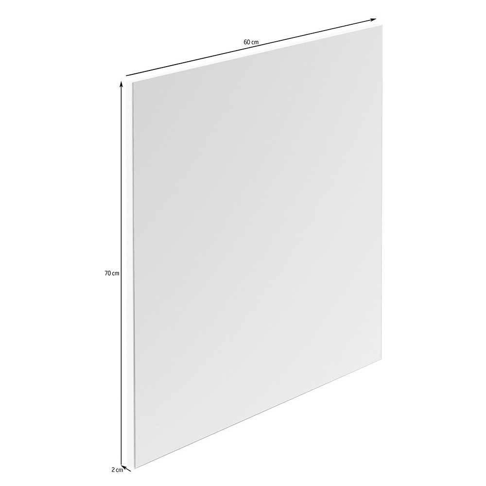 Minimalistischer Wandspiegel in Anthrazit - Vlatu
