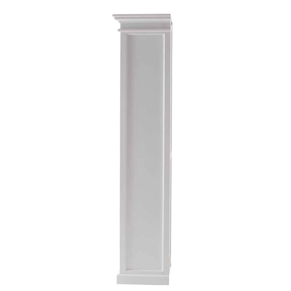 70cm breite Landhausstil Vitrine Venzeno in Weiß