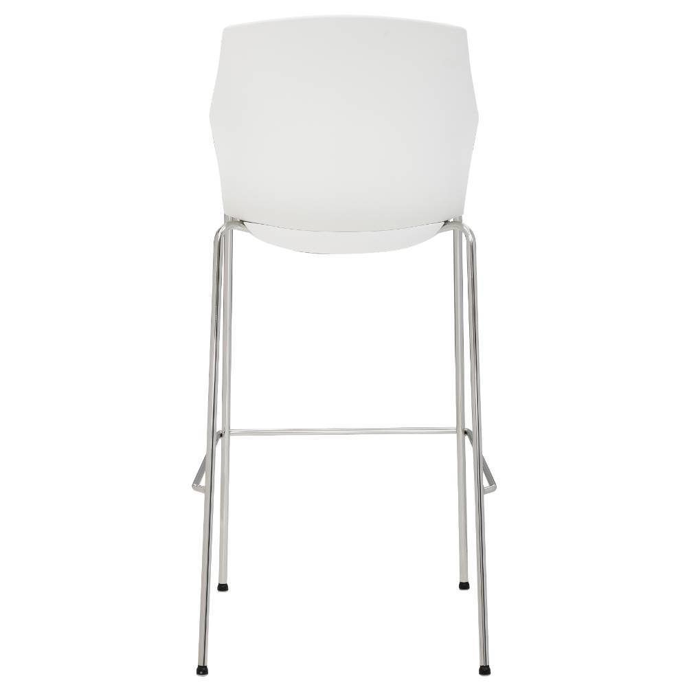 Barstühle in Weiß und Beige - Plazura (2er Set)