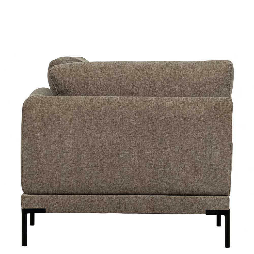 Couch aus Modulen in Taupe Stoff - Birte