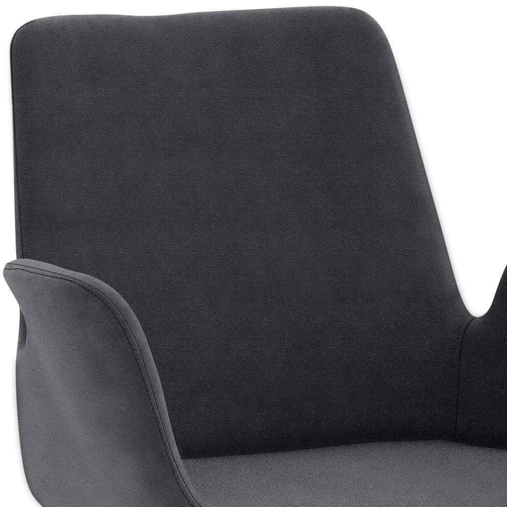 Esszimmer-Freischwinger mit Armlehnen - Wevera