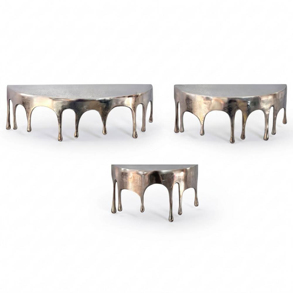 Wandboard Trio in geschmolzener Optik - Parakou (dreiteilig)
