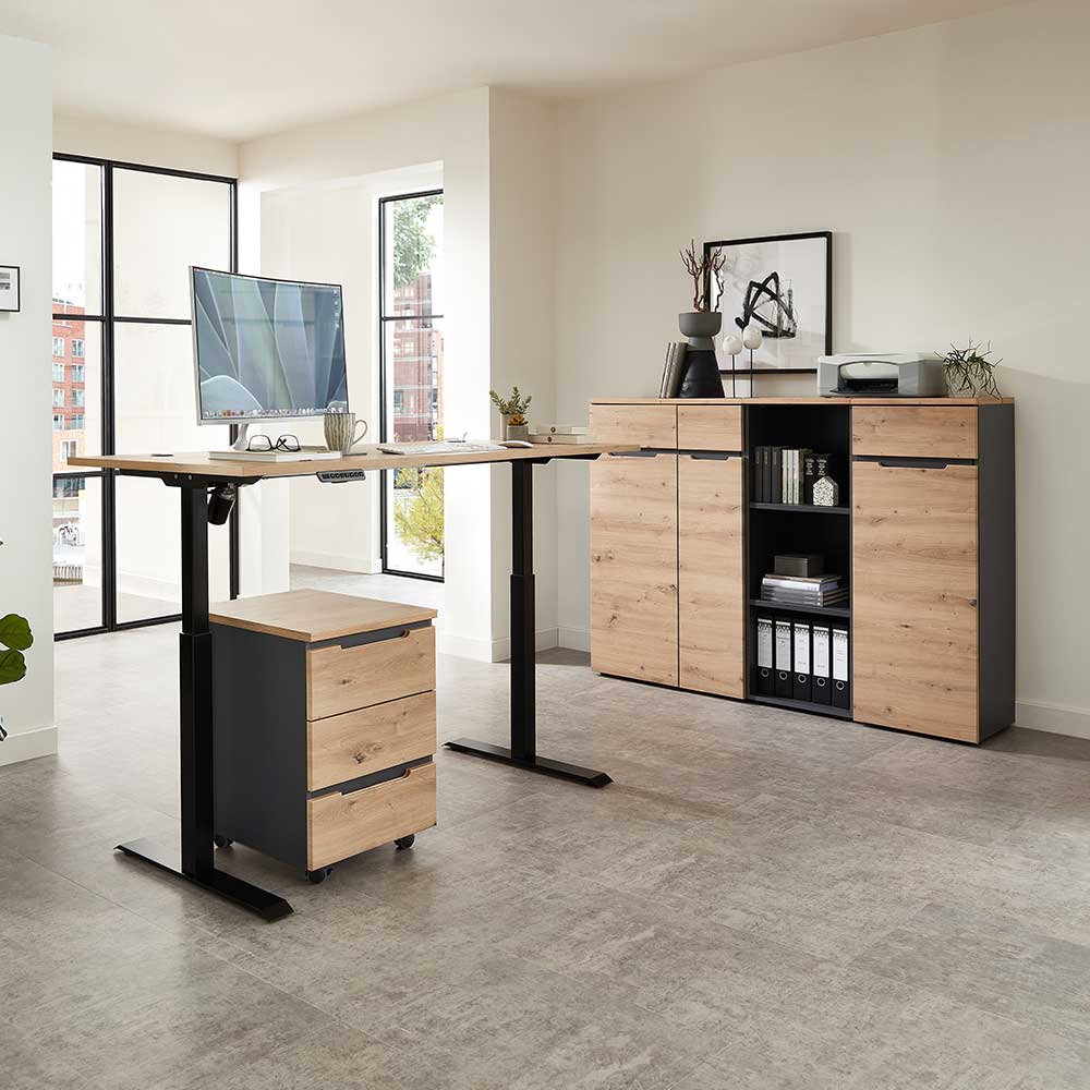 Office Einrichtung Möbelset - Kuetra (fünfteilig)