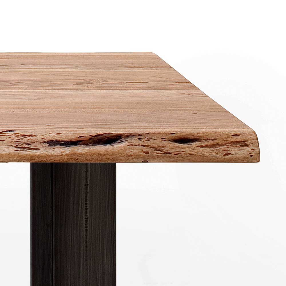 Sofa Baumkantentisch aus Akazie Natur - Gurtan