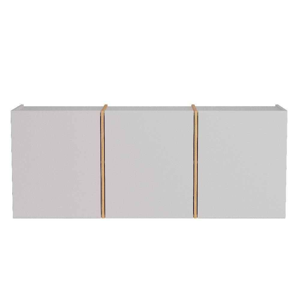 Hängendes Flur-Sideboard in Hellgrau - Unika