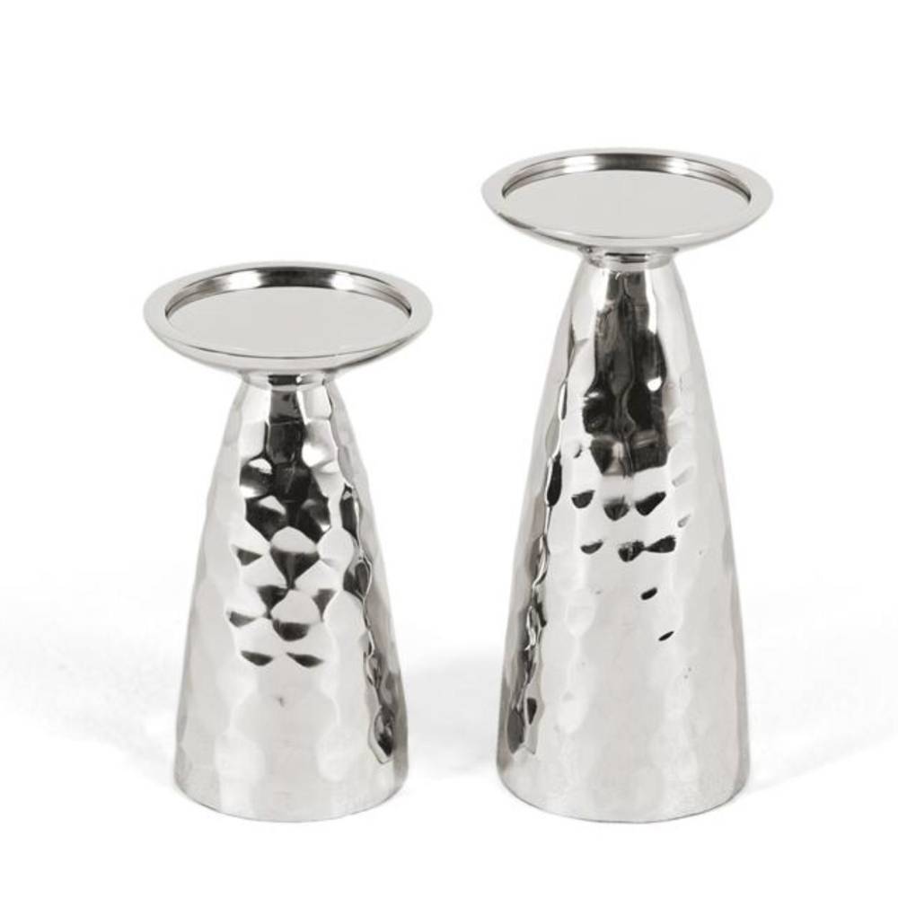 Kerzenleuchter Duo aus Aluminium - Potsdam (zweiteilig)