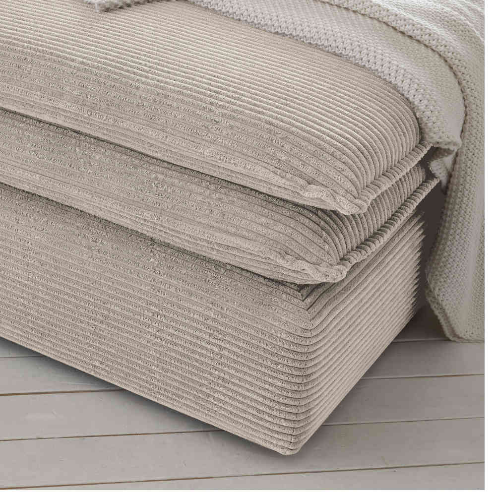 Big Sessel mit Hocker Set - Jony (zweiteilig)