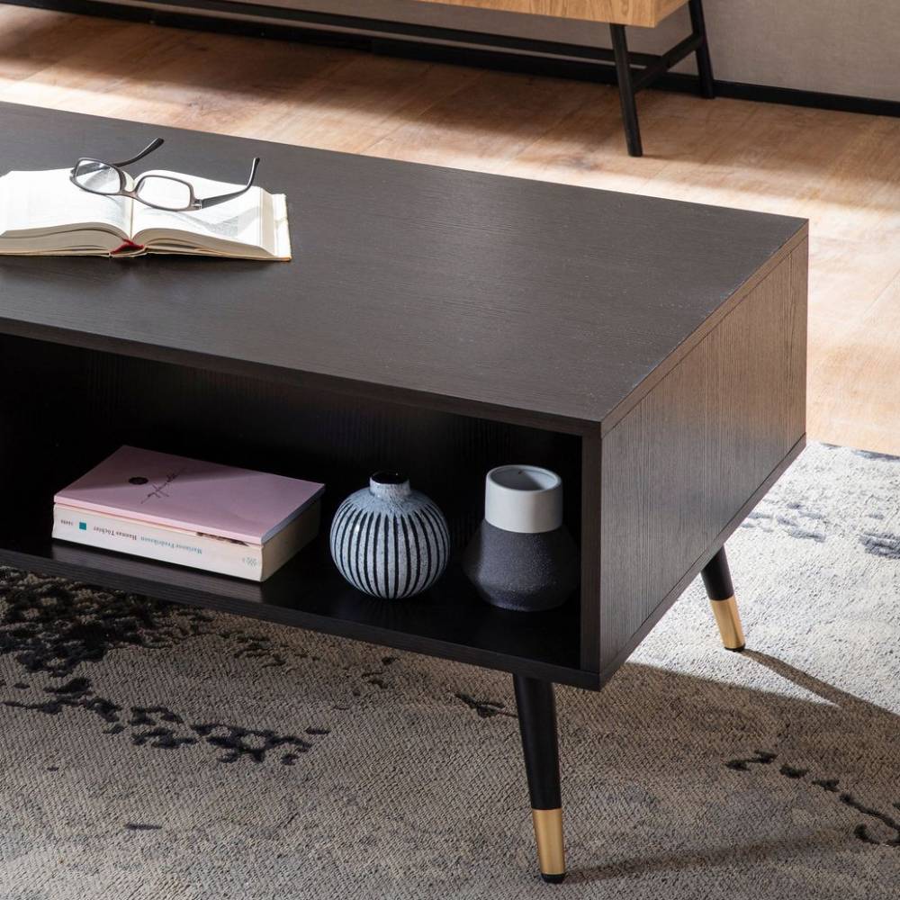 Retro Style Couchtisch mit Stauraum - Vacca
